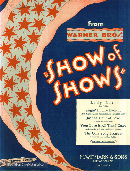 The Show of Shows - poster