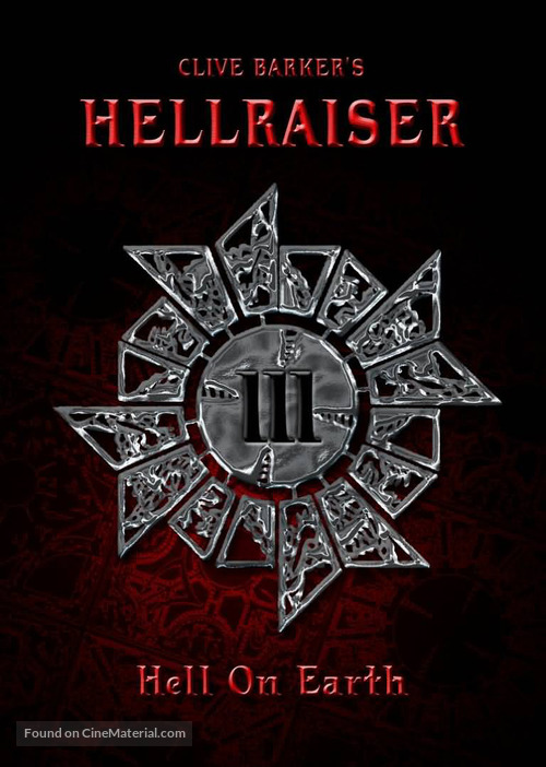 Hellraiser III: Hell on Earth - British Movie Cover