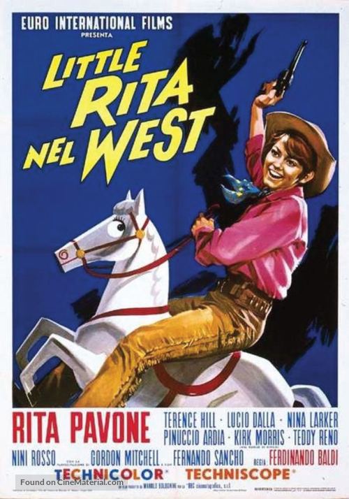 Little Rita nel West - Italian Movie Poster
