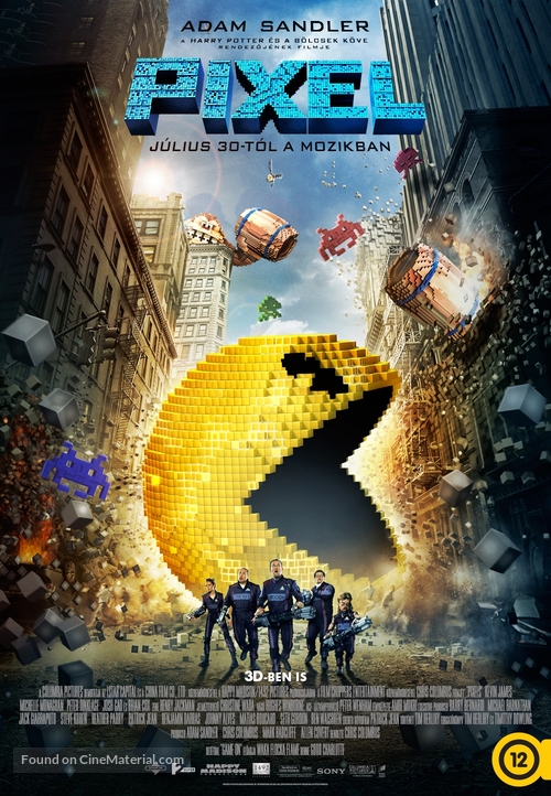 Pixels - Hungarian Movie Poster