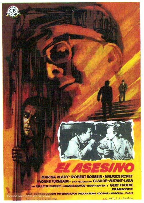 Le meurtrier - Spanish Movie Poster