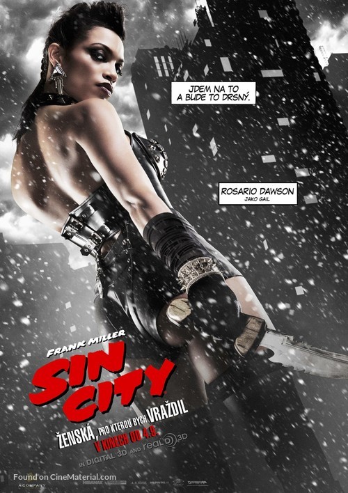 Sin City: A Dame to Kill For - Czech Movie Poster