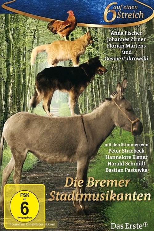 De Bremer stadsmuzikanten - German DVD movie cover