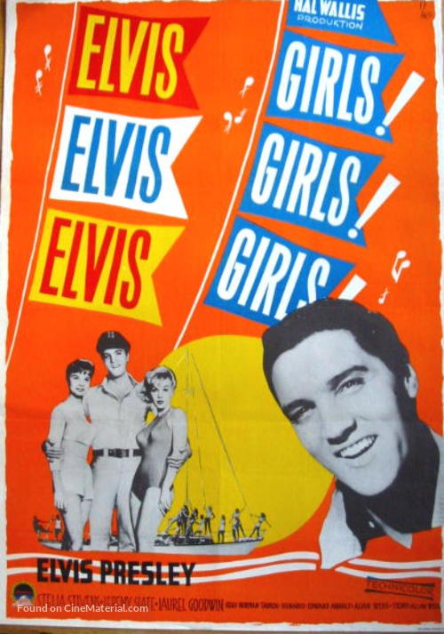 Girls! Girls! Girls! - Swedish Movie Poster