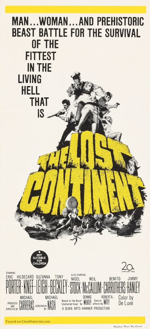 The Lost Continent - Australian Movie Poster