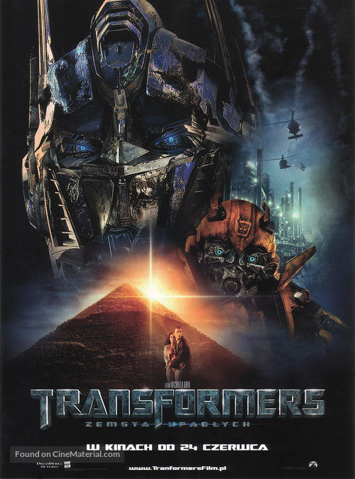 Transformers: Revenge of the Fallen - Polish Movie Poster