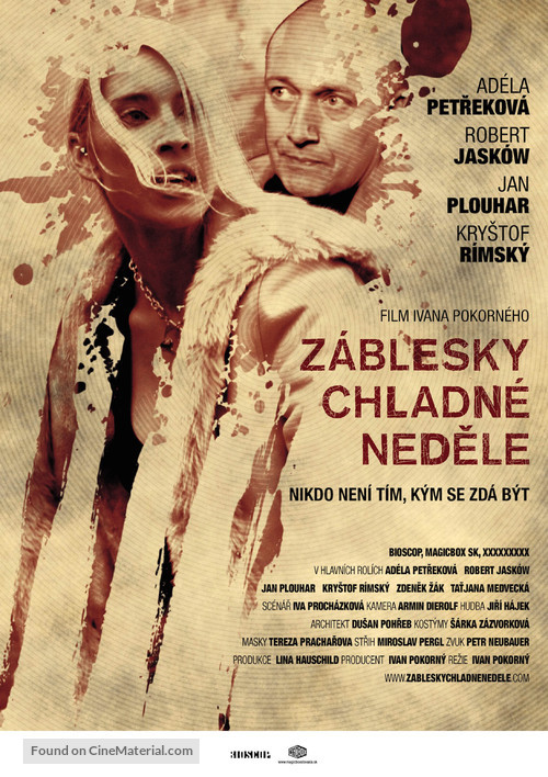 Z&aacute;blesky chladn&eacute; nedele - Czech Movie Poster