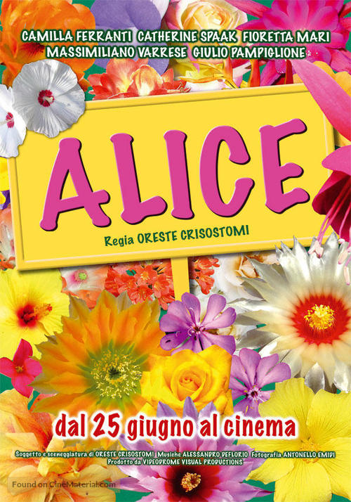 Alice - Italian Movie Poster