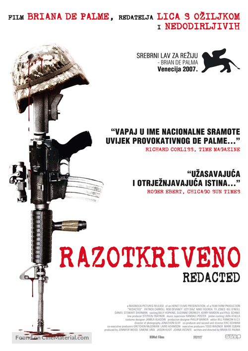 Redacted - Croatian Movie Poster