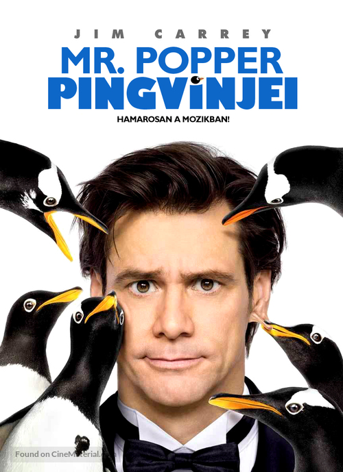 Mr. Popper&#039;s Penguins - Hungarian Movie Poster