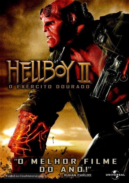 Hellboy II: The Golden Army - Brazilian DVD movie cover