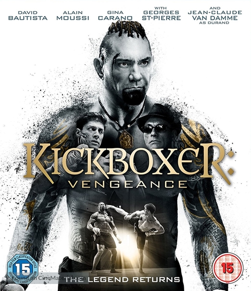 Kickboxer: Vengeance - British Blu-Ray movie cover