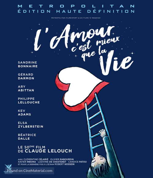 L&#039;amour c&#039;est mieux que la vie - French Blu-Ray movie cover