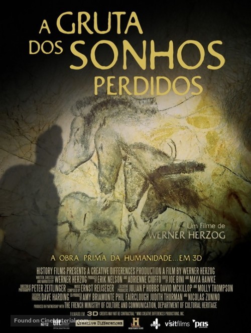 Cave of Forgotten Dreams - Portuguese Movie Poster