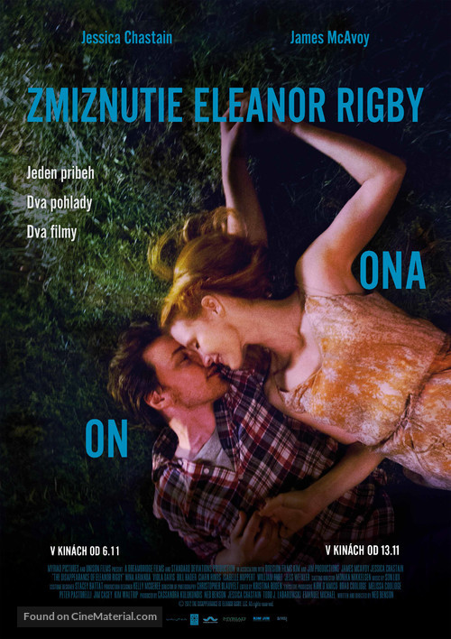 The Disappearance of Eleanor Rigby: Him - Slovak Movie Poster