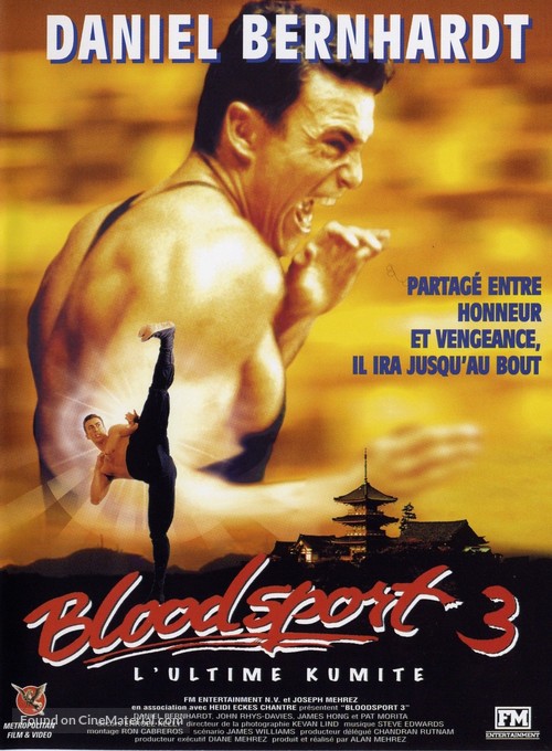 Bloodsport III - French DVD movie cover