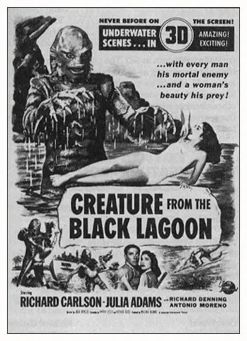 Creature From The Black Lagoon 1954 Movie Poster Creature From The Black Lagoon 1954 Movie Poster
