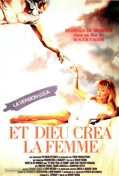 And God Created Woman - French VHS movie cover