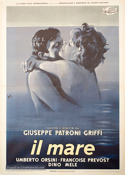 Il mare - Italian Movie Poster
