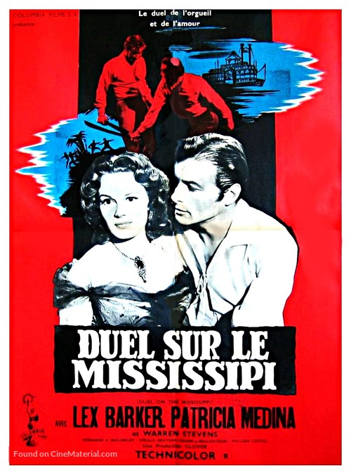 Duel on the Mississippi - French Movie Poster