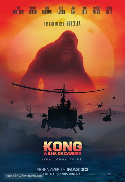 Kong: Skull Island - Brazilian Movie Poster