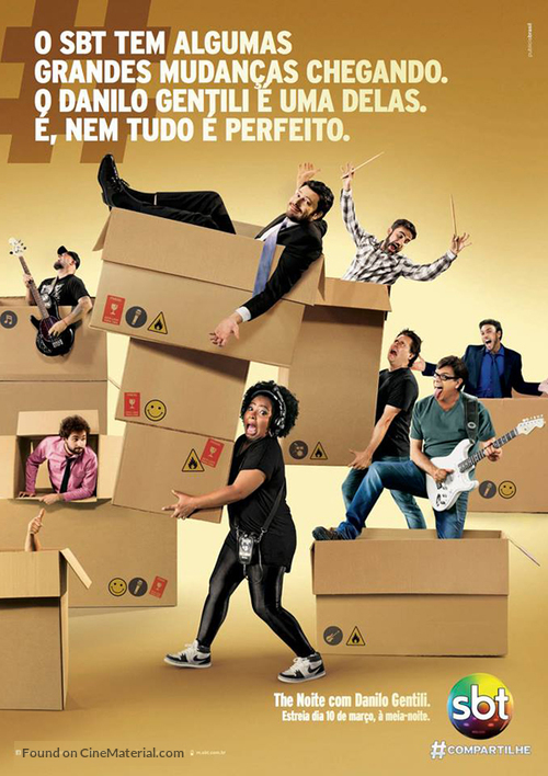 &quot;The Noite com Danilo Gentili&quot; - Brazilian Movie Poster