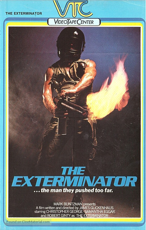 The Exterminator - Finnish VHS movie cover