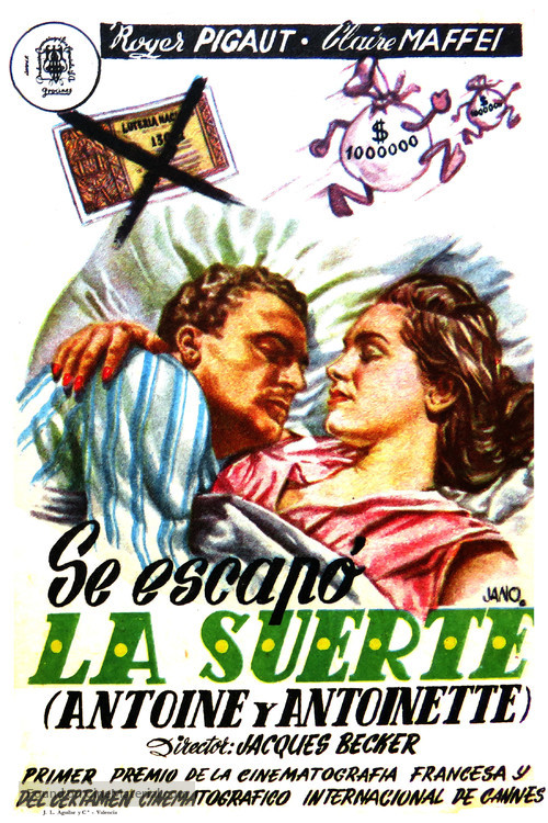 Antoine et Antoinette - Spanish Movie Poster