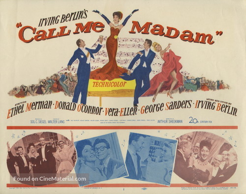 Call Me Madam - Movie Poster