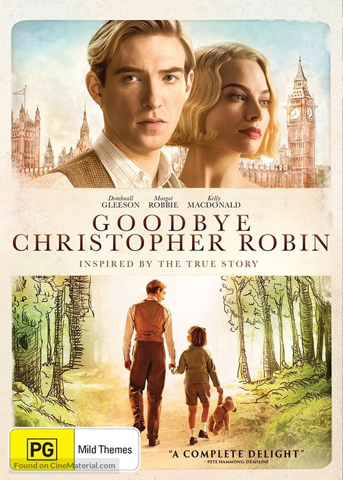 Goodbye Christopher Robin - Australian DVD movie cover