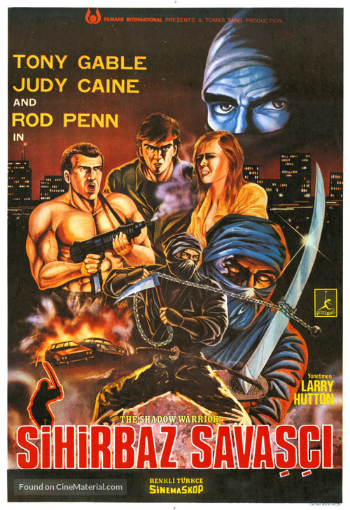 Tough Ninja the Shadow Warrior - Turkish Movie Poster