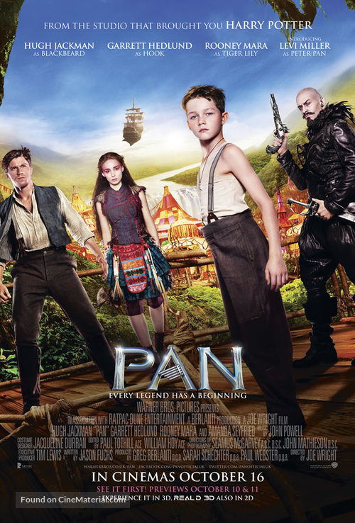 Pan - British Movie Poster