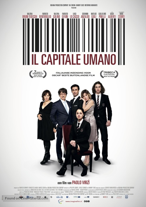Il capitale umano - Dutch Movie Poster