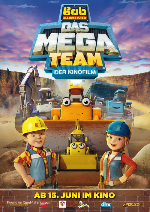 Bob the Builder: Mega Machines - German Movie Poster