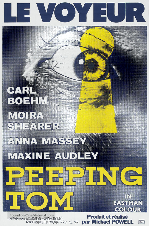 Peeping Tom - French Movie Poster