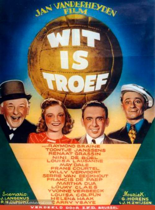 Wit is troef - Belgian Movie Poster