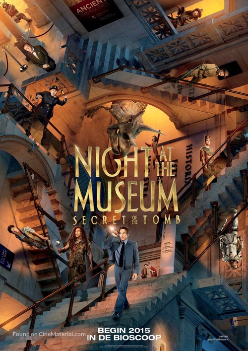 Night at the Museum: Secret of the Tomb - Dutch Movie Poster