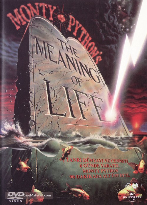 The Meaning Of Life - Turkish DVD movie cover