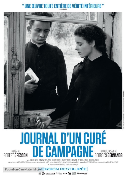 Journal d&#039;un cur&eacute; de campagne - French Re-release movie poster