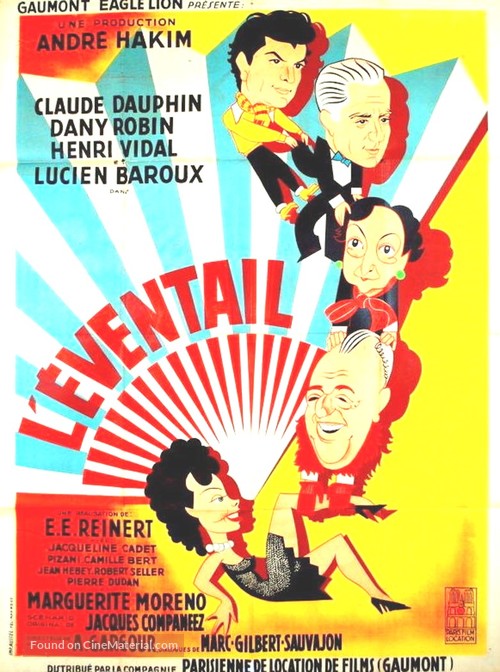 L&#039;&eacute;ventail - French Movie Poster