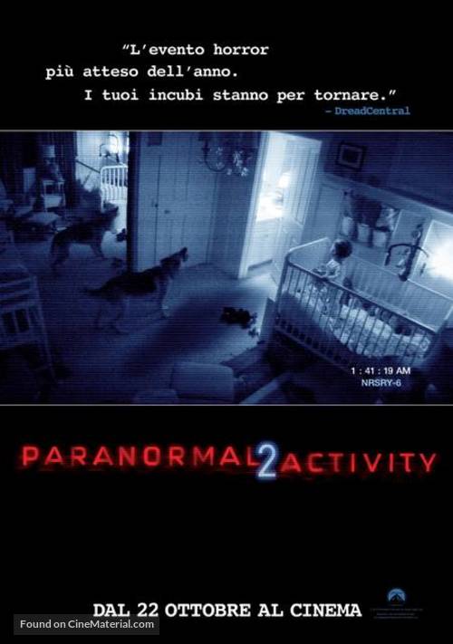 Paranormal Activity 2 - Italian Movie Poster