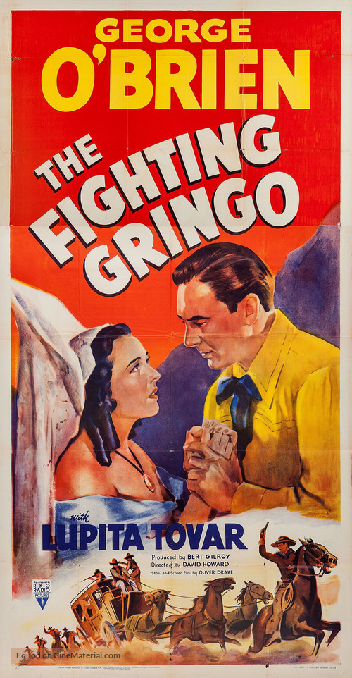 The Fighting Gringo - Re-release movie poster