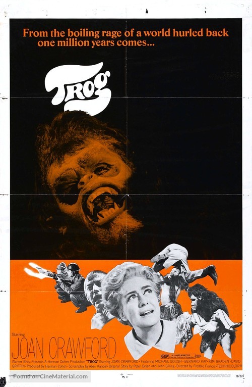 Trog - Theatrical movie poster