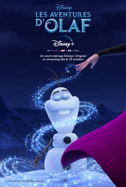 Once Upon A Snowman - French Movie Poster