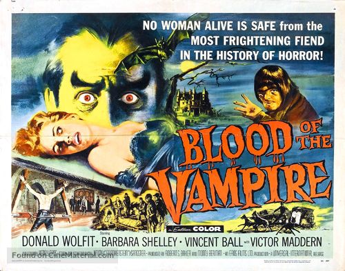 Blood of the Vampire - Movie Poster