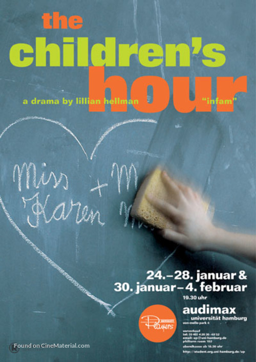 The Children&#039;s Hour - German Movie Poster
