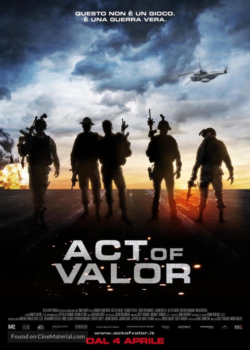 Act of Valor - Italian Movie Poster