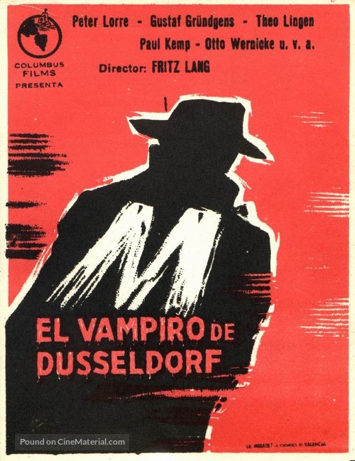 M - Spanish Movie Poster