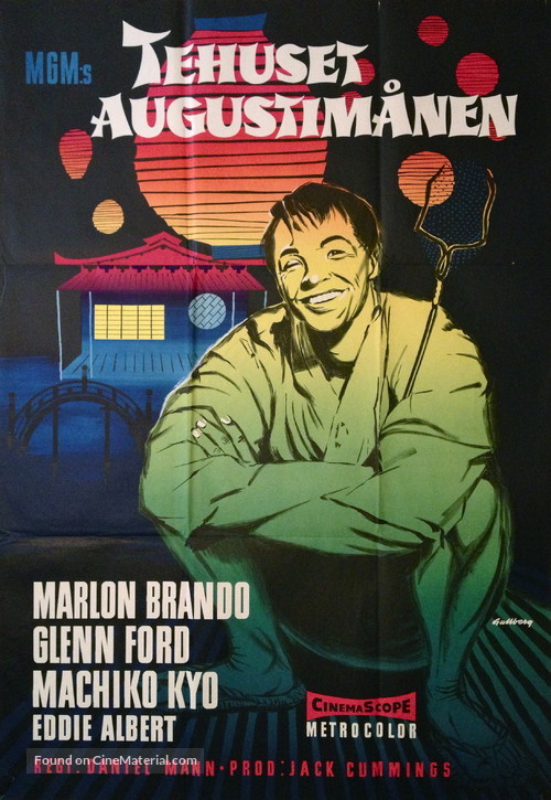 The Teahouse of the August Moon - Swedish Movie Poster