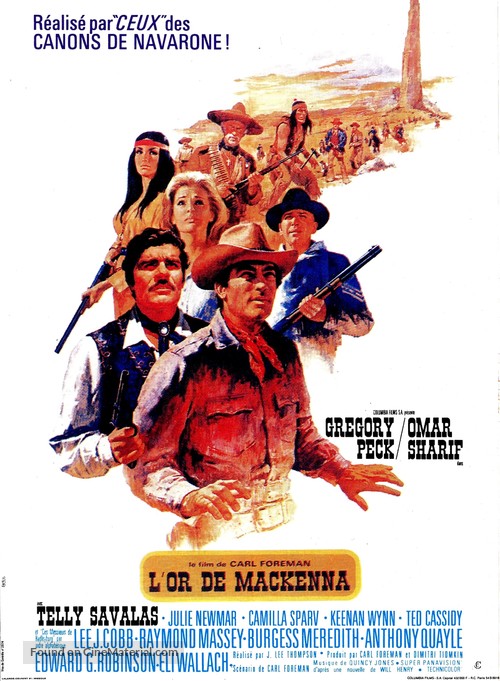 Mackenna&#039;s Gold - French Movie Poster